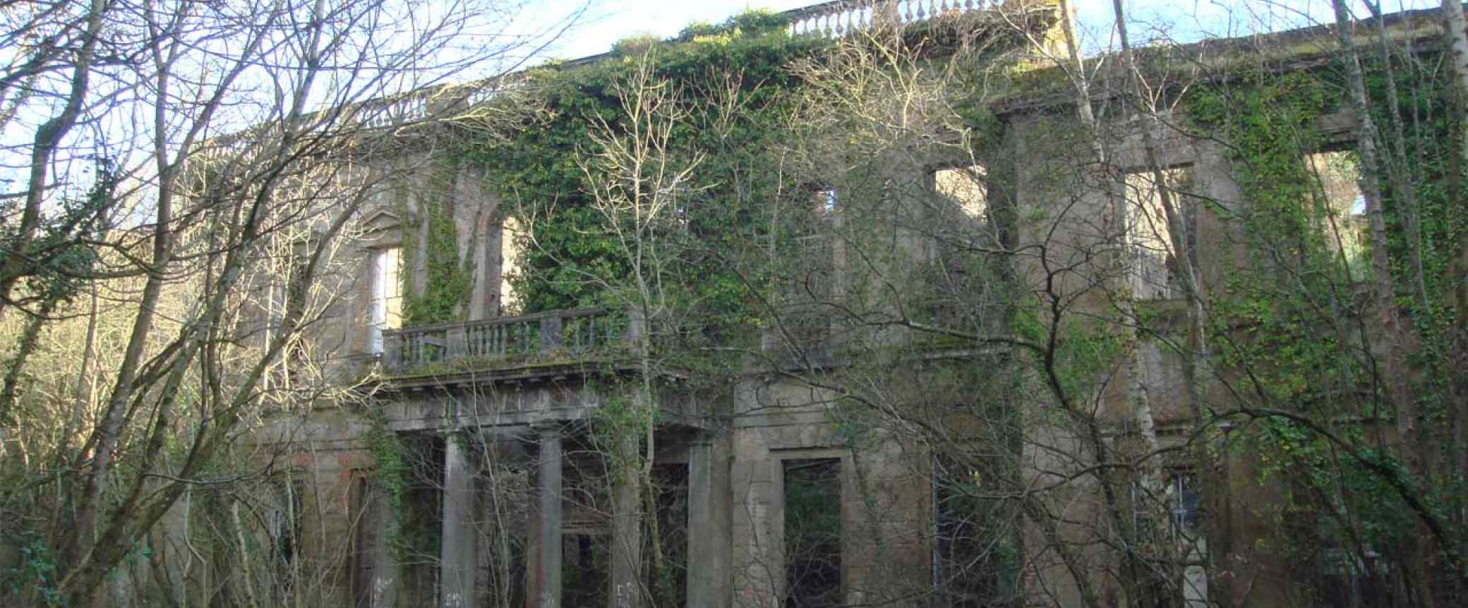 Baron Hill Beaumaris Anglesey current derelict structure