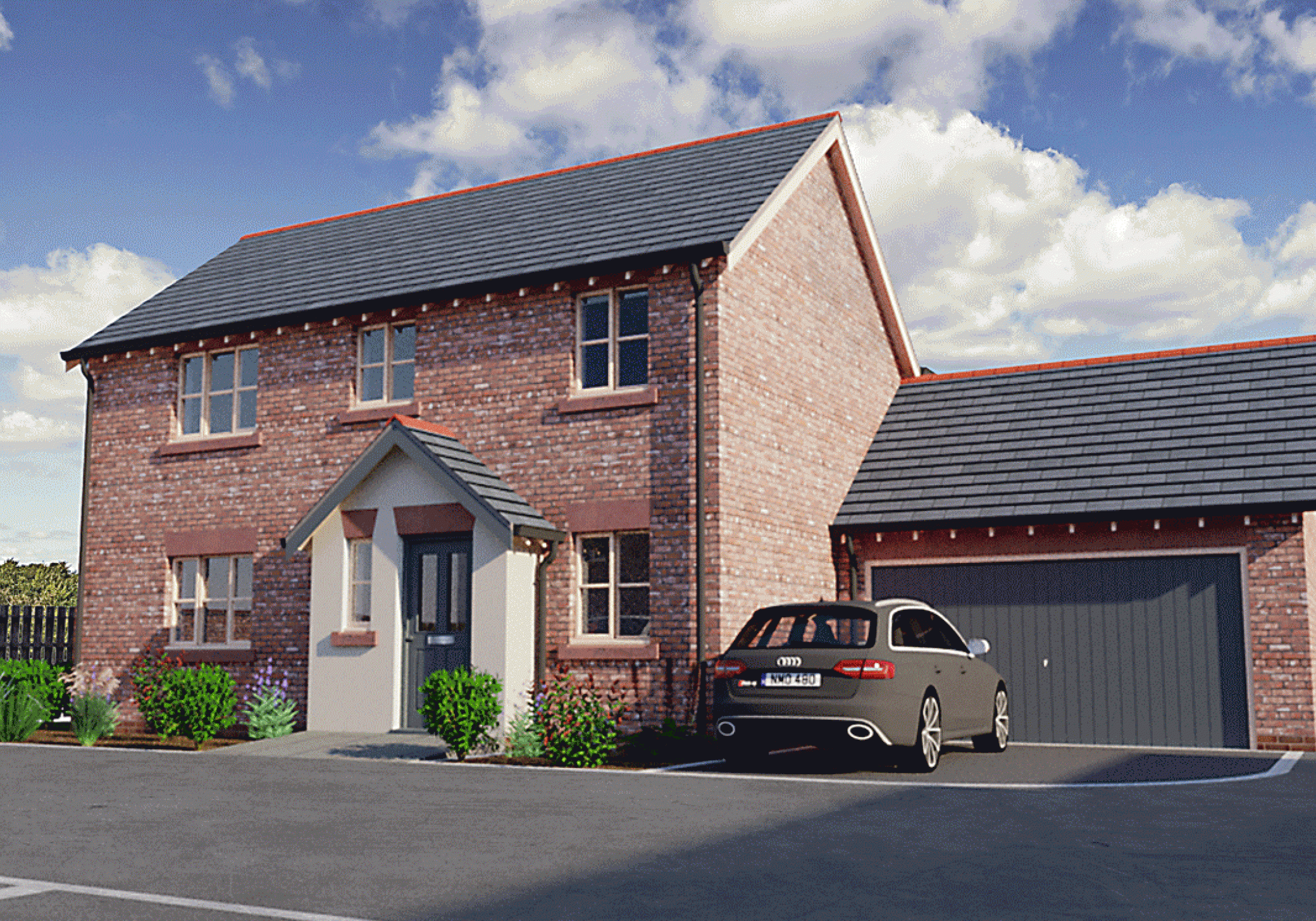 New Houses at Davenport Place, Calverley, Cheshire